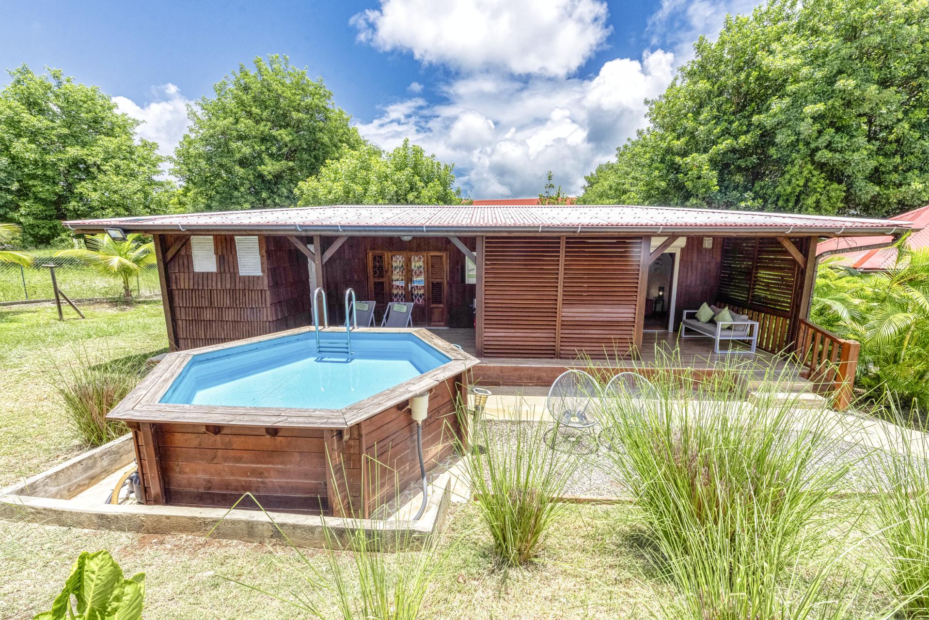 1.Location villa piscine Marie Galante Guadeloupe_Vue ensemble
